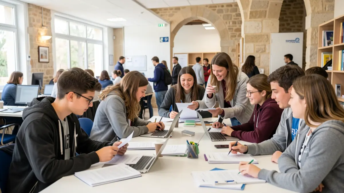 Generic image of young participants in the 'Argent de poche' program of the City of Castres.
