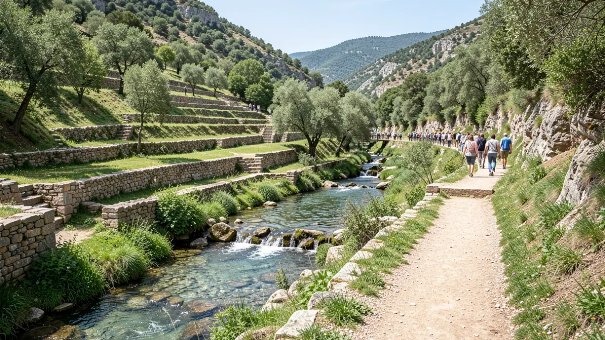 Valescure trail, a journey along the water through nature and history in the Cévennes.