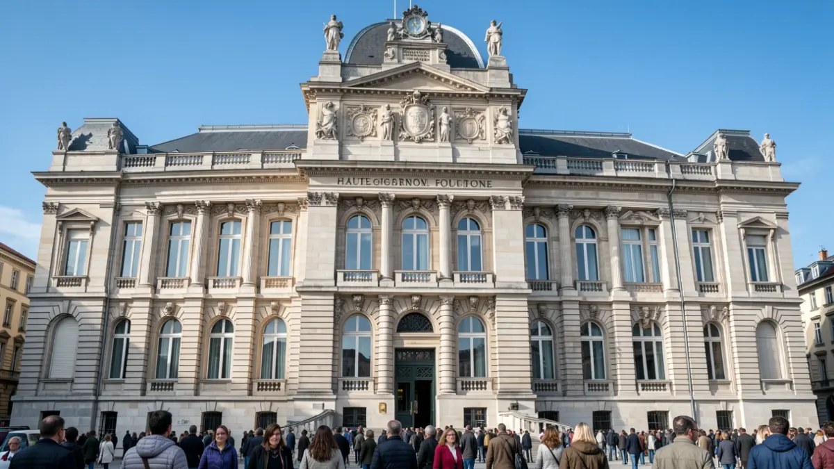 Stone facade of the Haute-Garonne prefecture building in Toulouse.
