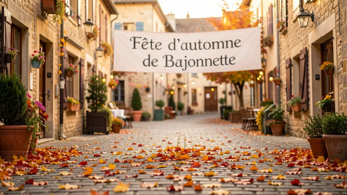 Generic image of an autumn festival in a village in southwestern France.