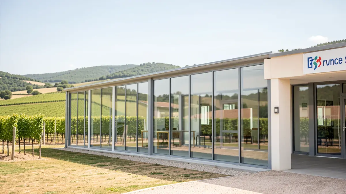 France Services building in Minervois au Caroux, Occitanie region.