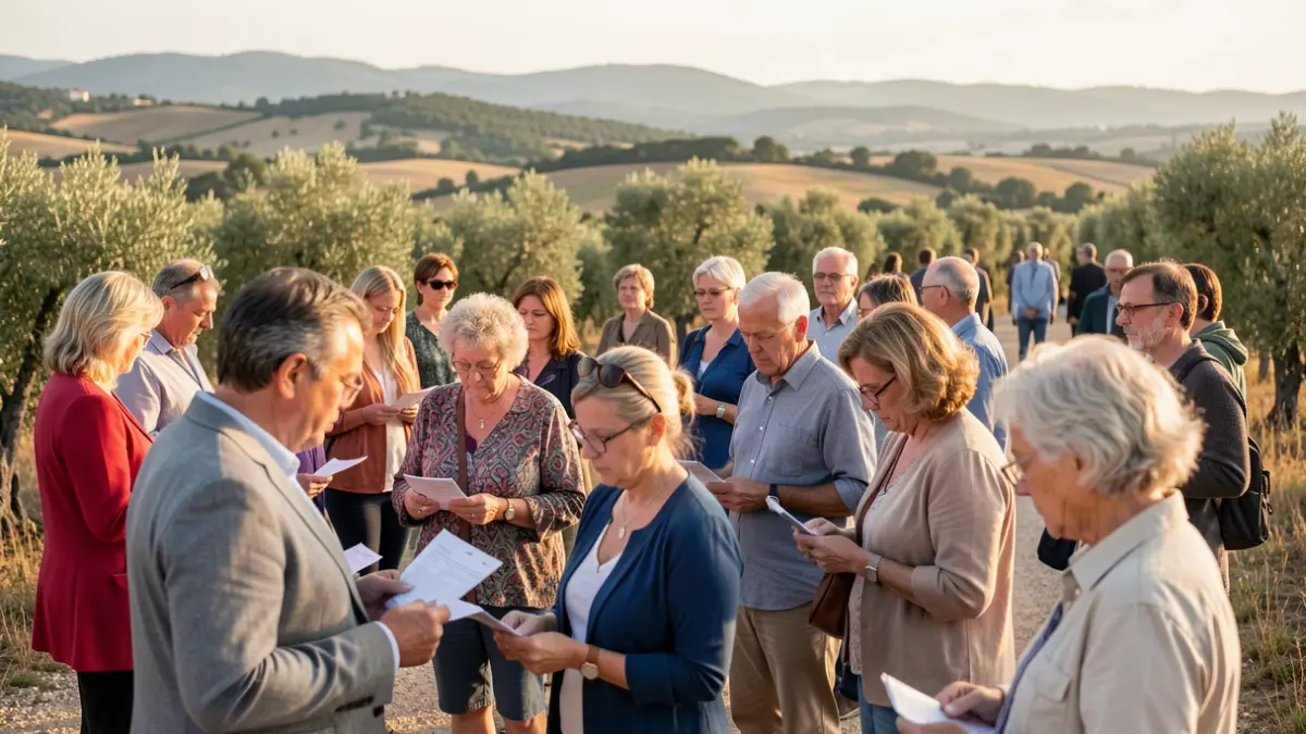 Generic image of citizens participating in a health survey in Southern France.