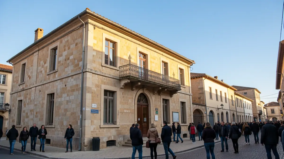 Image générique de la façade d'une mairie en Occitanie.