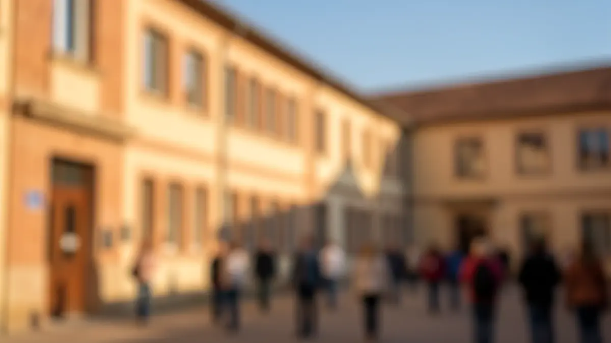 Image générique d'écoles à Saint-Jean sous le soleil d'automne.