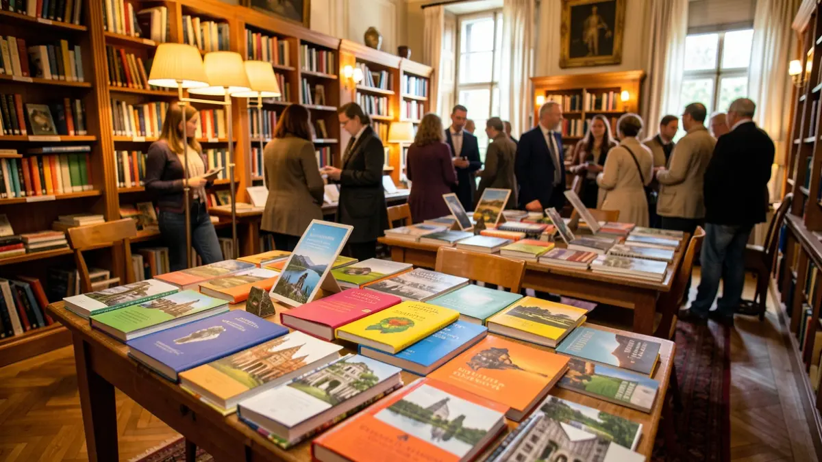 Image générique d'une bibliothèque animée par un événement culturel.