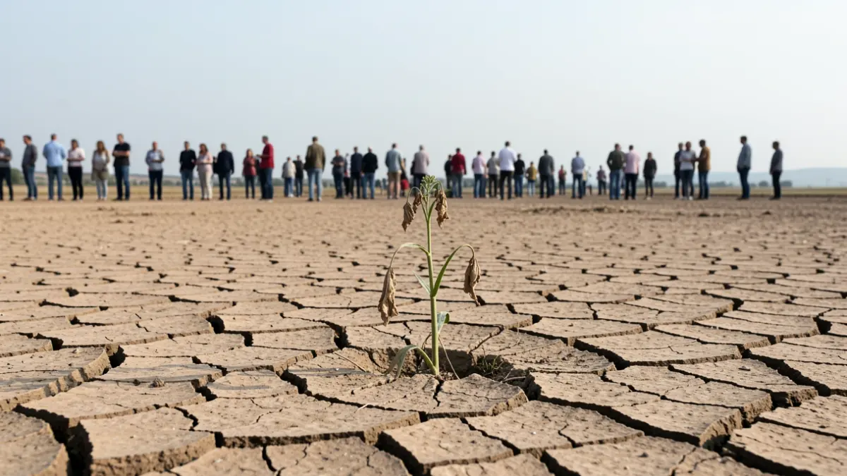 Generic image of drought and water scarcity in Occitanie.