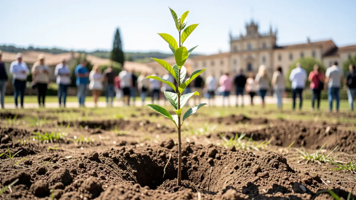 Image générique d'un arbre planté dans un paysage d'Occitanie.