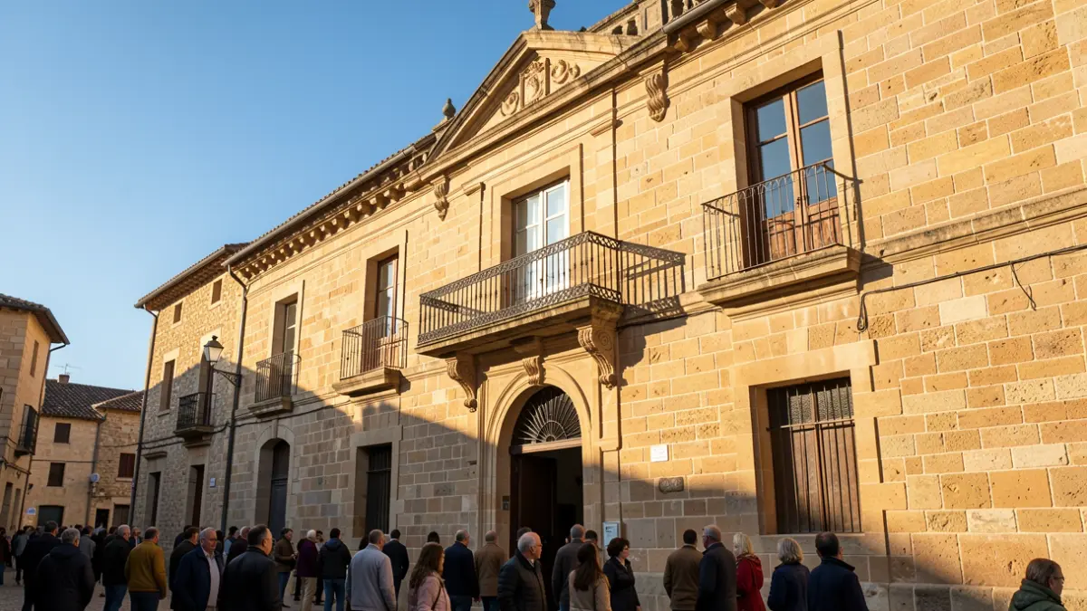 Facade of the Baraqueville town hall.