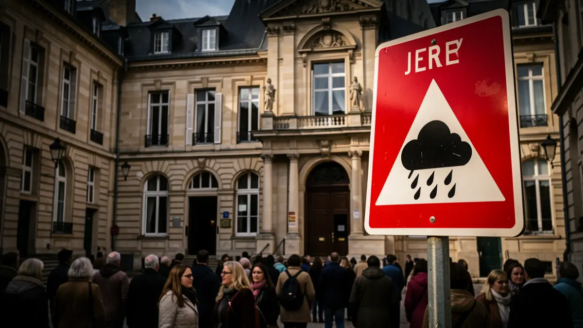 Red weather alert in the municipality of Saint-Georges-d'Orques.
