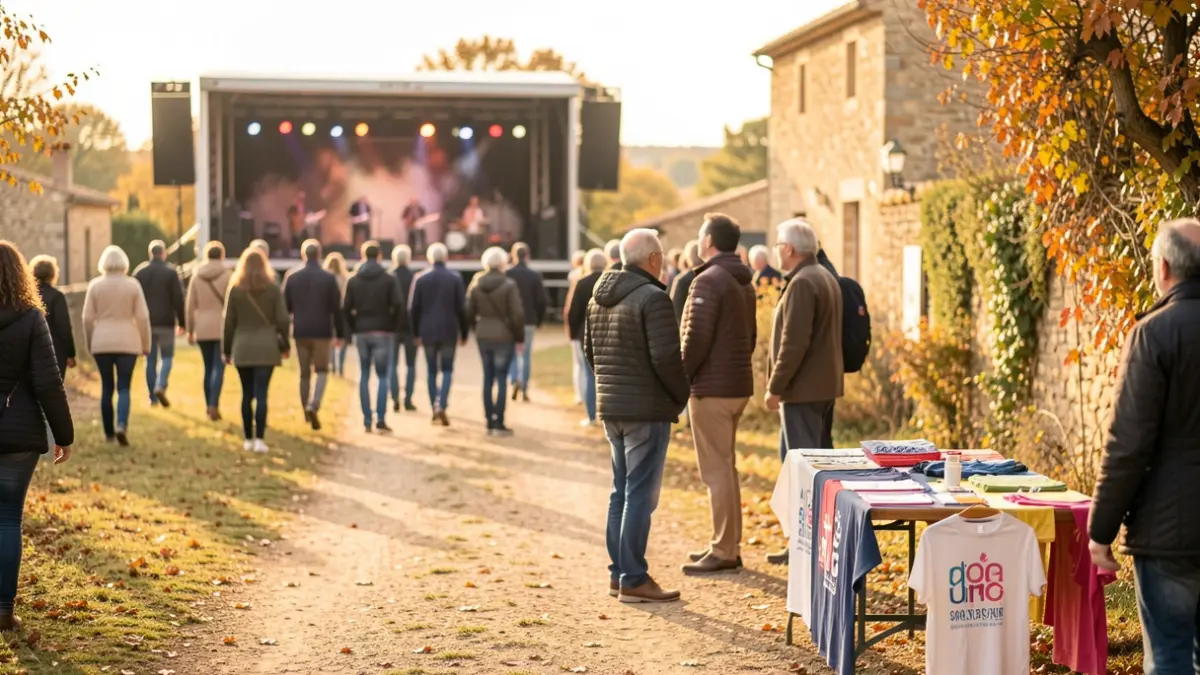 Generic image of the October Rose mobilization in Saint-Pargoire, featuring elements suggesting community events.