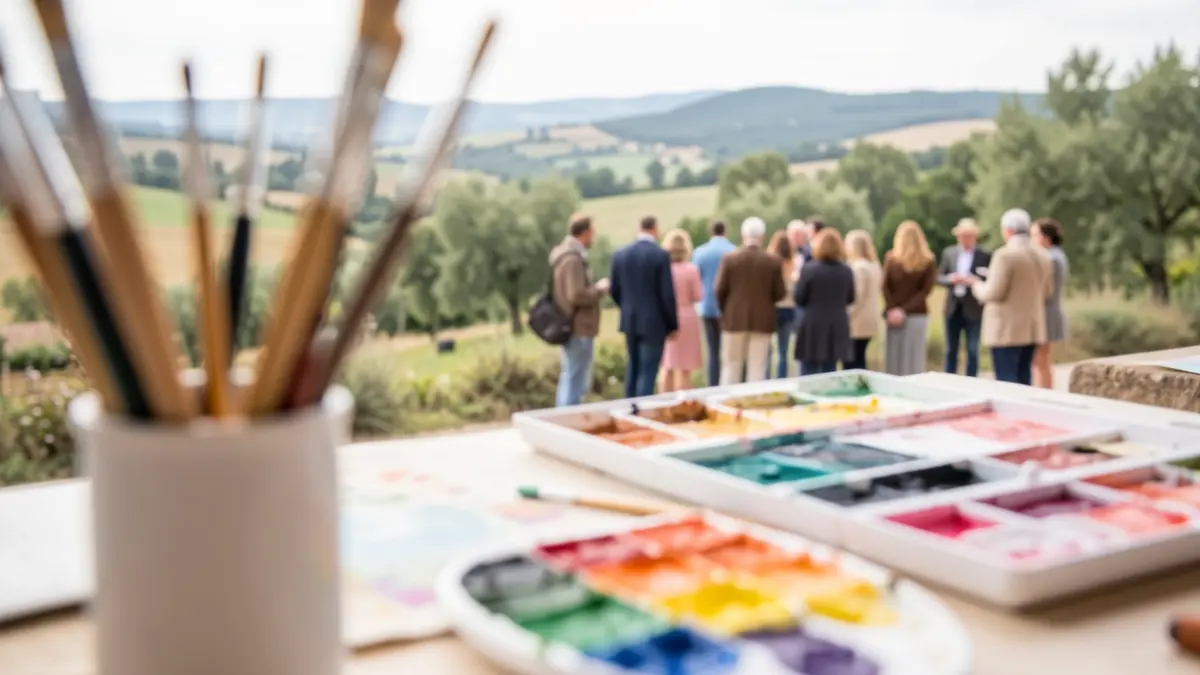 Generic image of mental well-being through the arts.