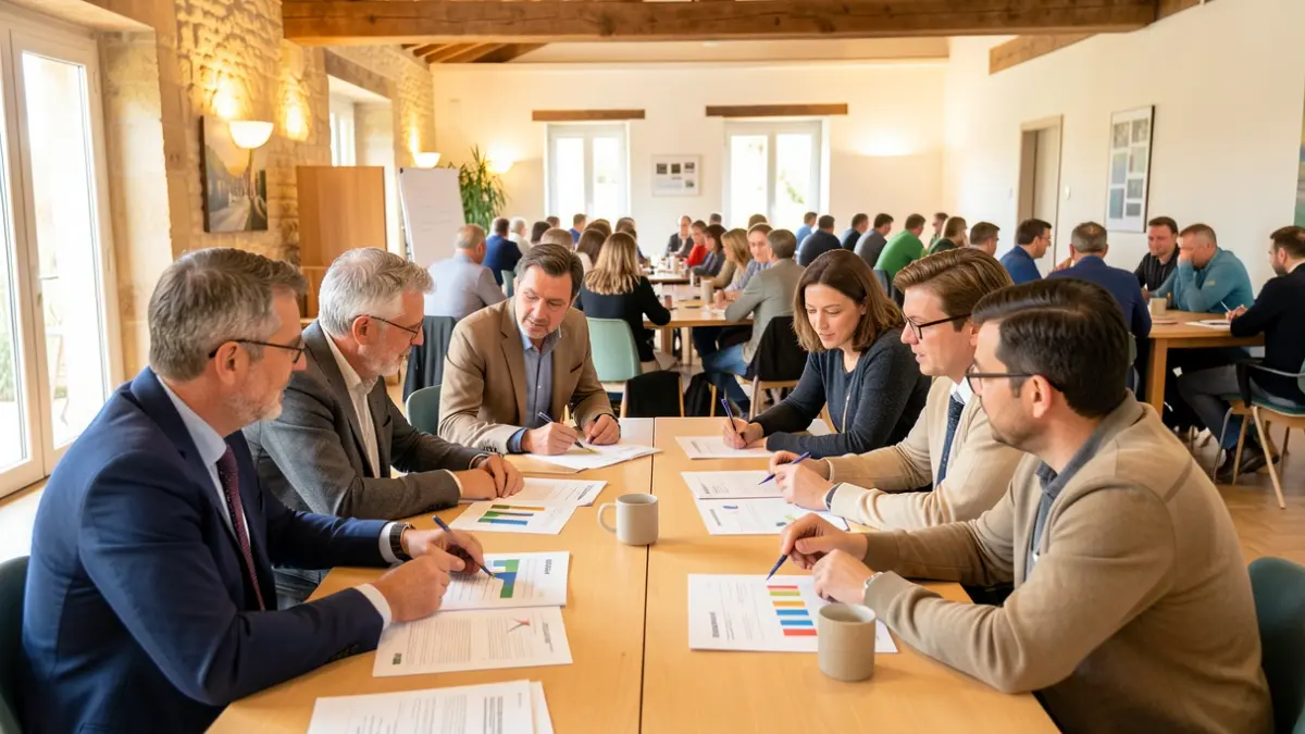 Generic image of local authorities discussing energy transition.