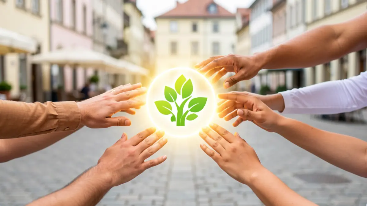 Generic image of diverse hands participating in a citizen project.