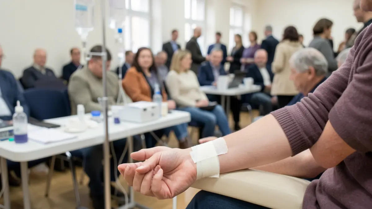 Generic image of a blood donation event.