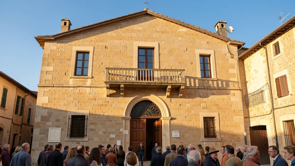 Façade de la mairie d'Aigues-Mortes.