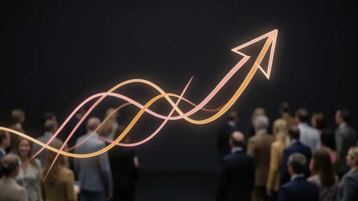Generic image of abstract growth and innovation with Southern France colors.