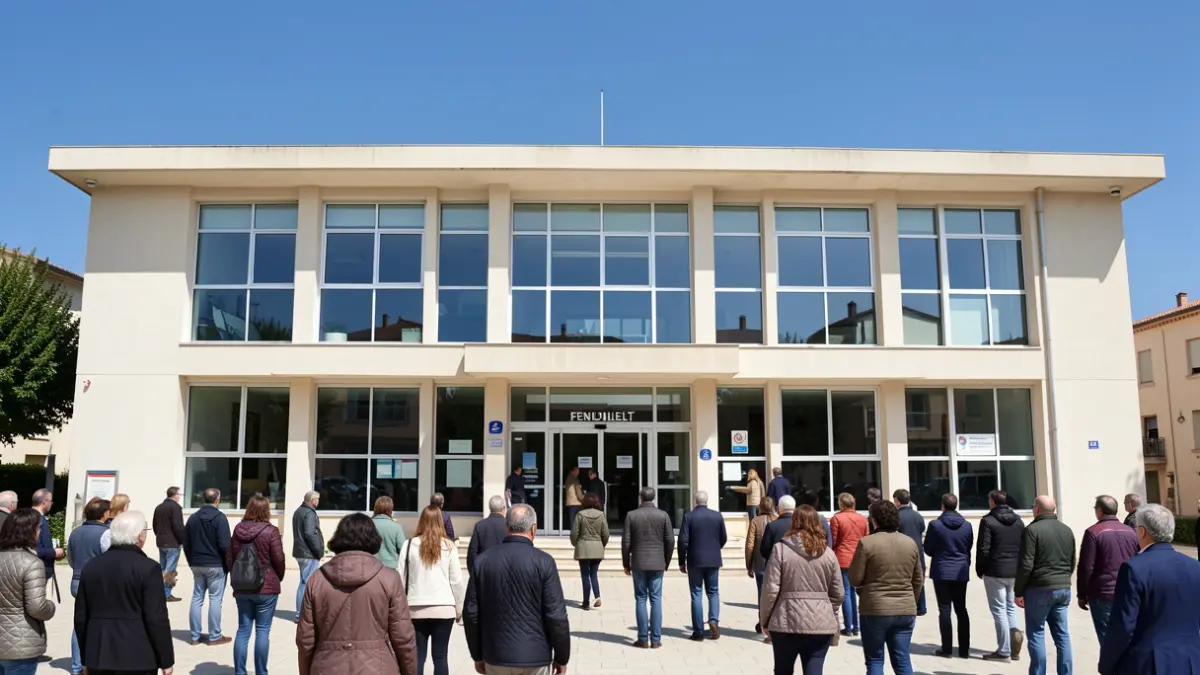 Façade de la mairie de Fenouillet.