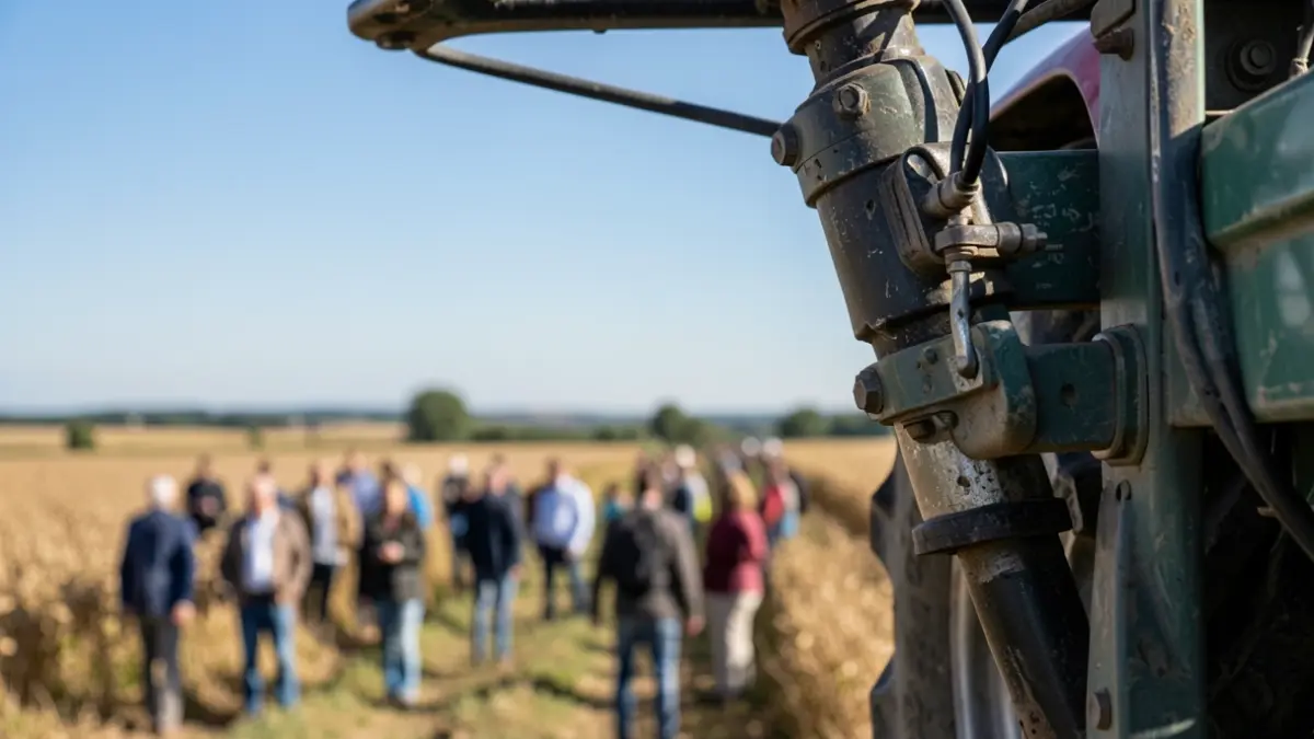 Image générique de matériel agricole dans la région Occitanie.