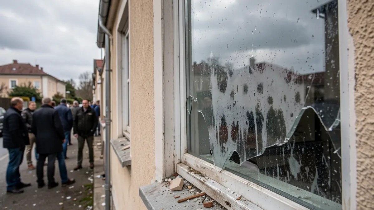 Image générique de dégâts matériels après une intempérie.