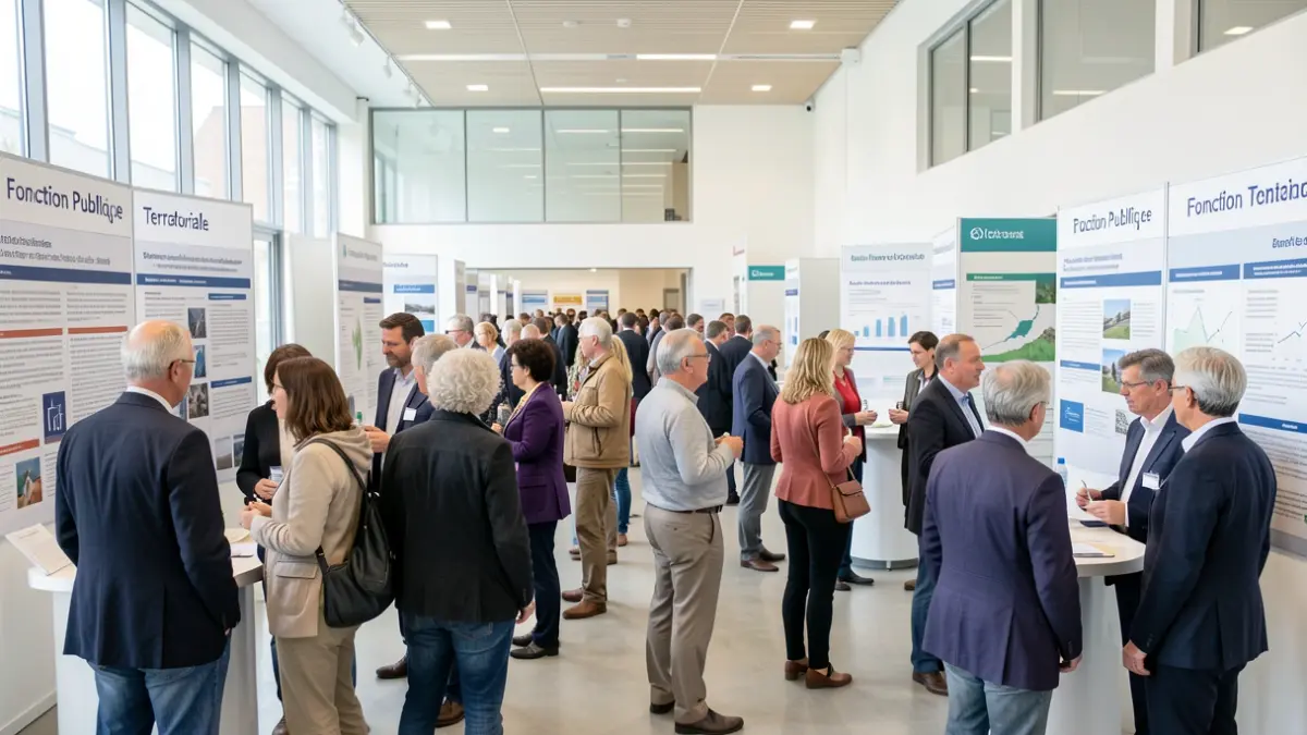 Generic image of people attending a public employment fair.