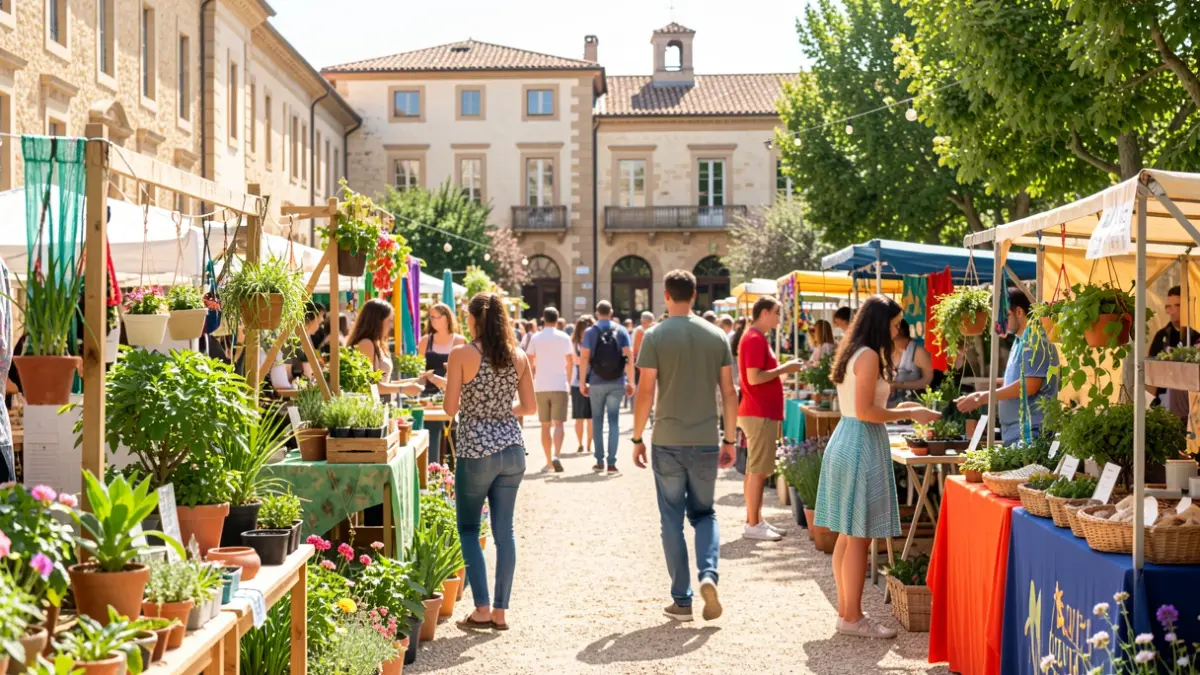 Generic image of a university festival focused on ecological and societal transition.