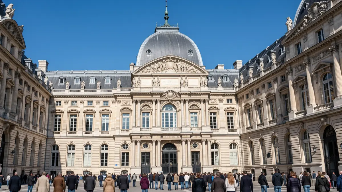 Image générique: avec une architecture ornementée et un ciel bleu dégagé.