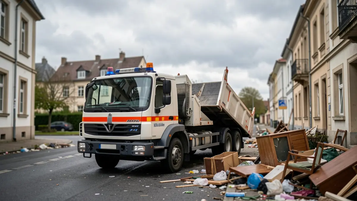 Generic image of a municipal collection service, representing post-disaster cleanup.