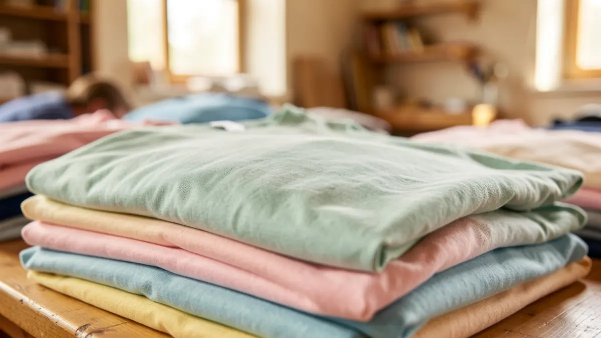 Donation of t-shirts for making chemo caps as part of Pink October in Mèze.