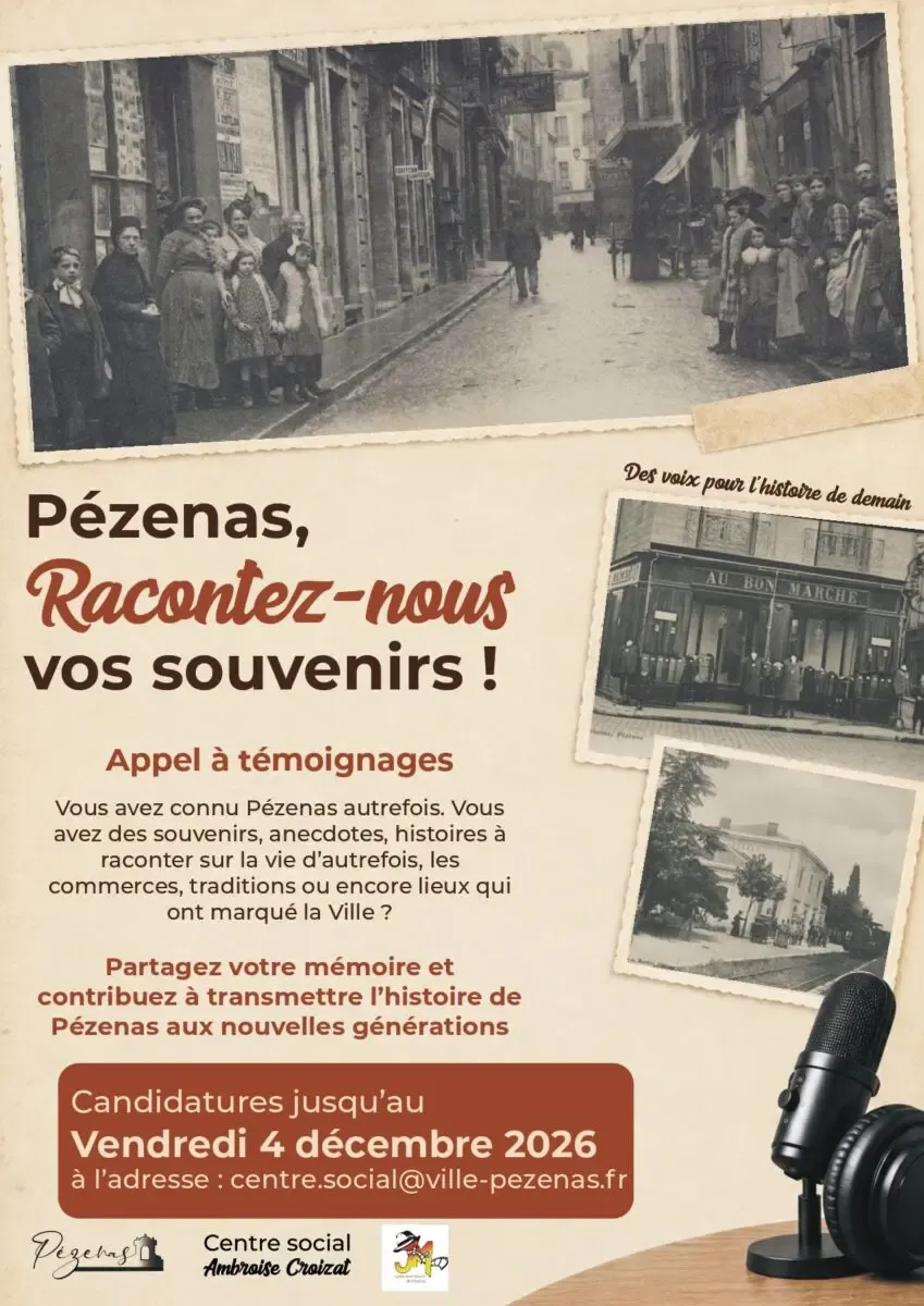 Pézenas lance un appel à témoignages pour faire revivre la mémoire de la ville
