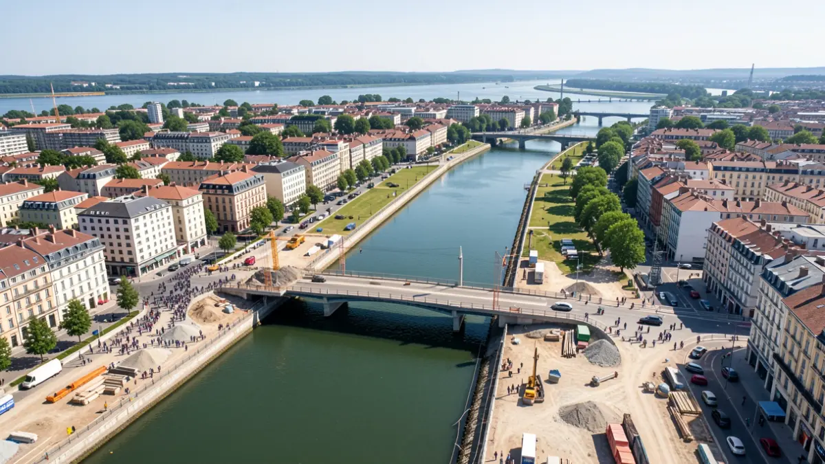 Generic image of canal infrastructure work in the Toulouse region.