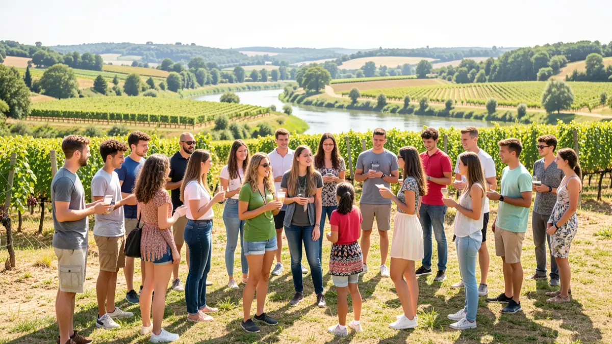 Generic image of a group of young people participating in an outdoor educational activity.